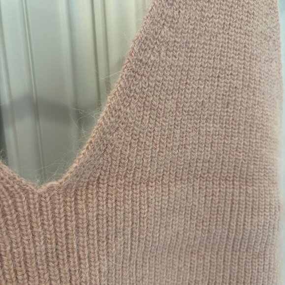 Code X Mode Blush Angora blend Sleeveless Sweater - Picture 5 of 6